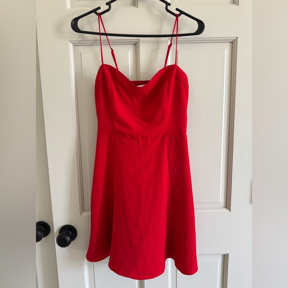 Abercrombie & Fitch Red Mini Dress